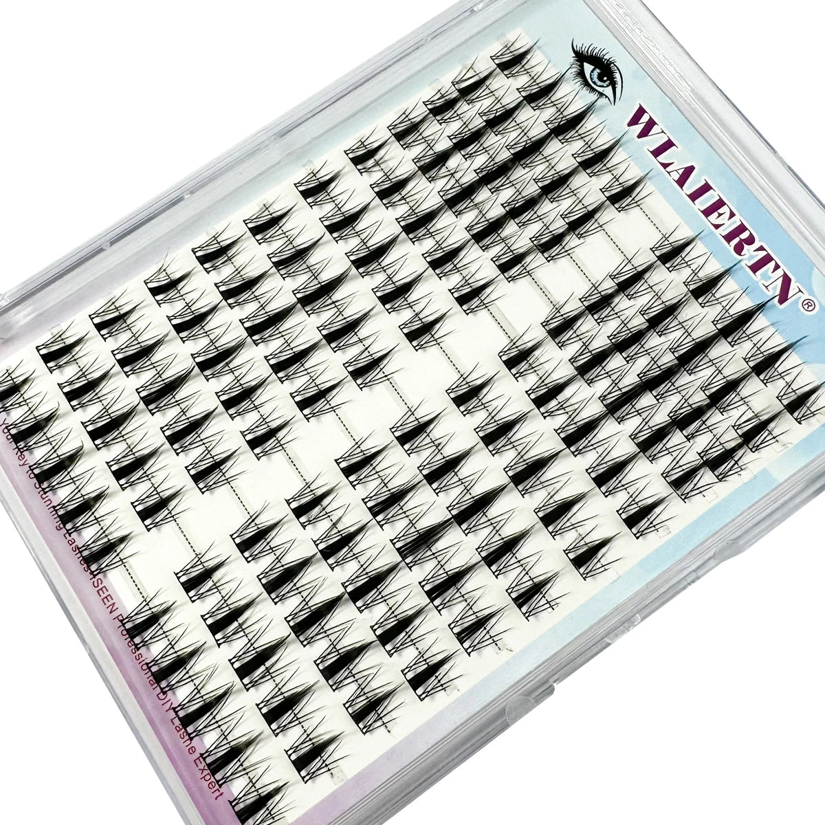 10-14-Individual Lashes 12Row DIYClusters Natural Long Manga False Eyelashes Extension Makeup Tool Individual Eyelash maquillaje