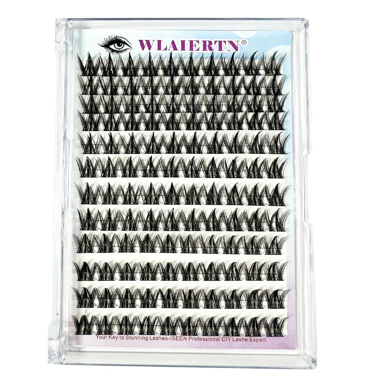 10-14-Individual Lashes 12Row DIYClusters Natural Long Manga False Eyelashes Extension Makeup Tool Individual Eyelash maquillaje