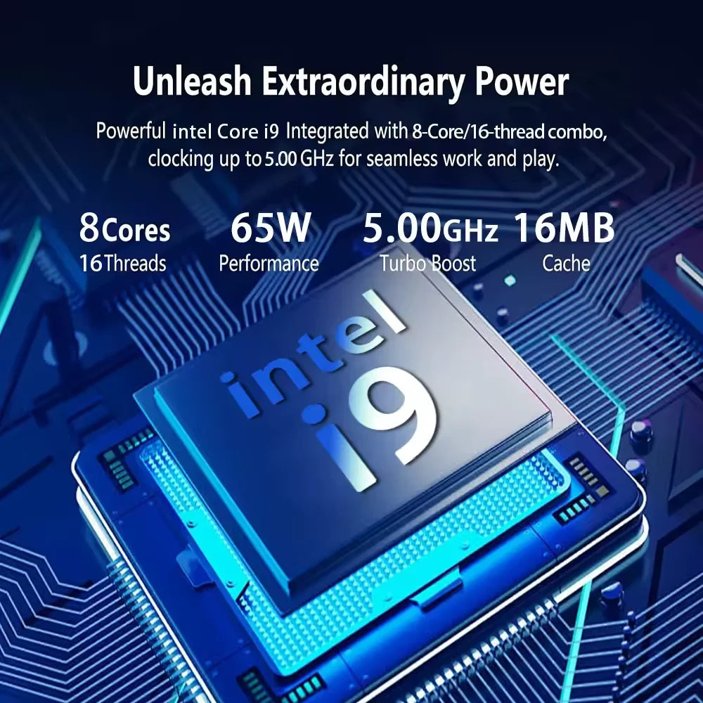 15.6" Windows 11 Pro Laptops Intel Core i9-9900 16GB RAM 1TB SSD Office Gamer Study notebook Computer PC