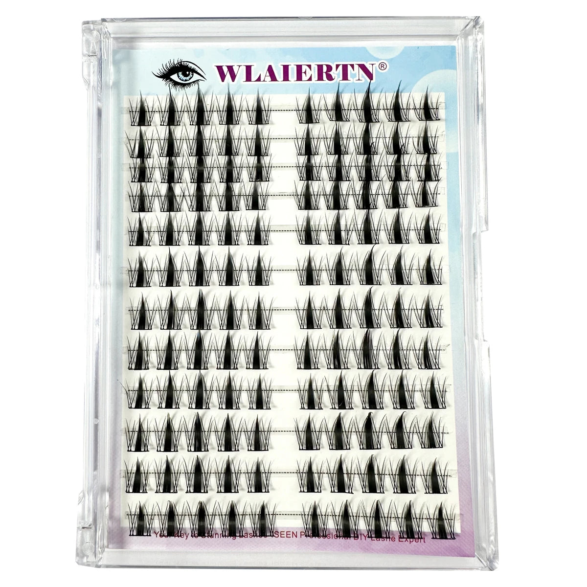 10-14-Individual Lashes 12Row DIYClusters Natural Long Manga False Eyelashes Extension Makeup Tool Individual Eyelash maquillaje