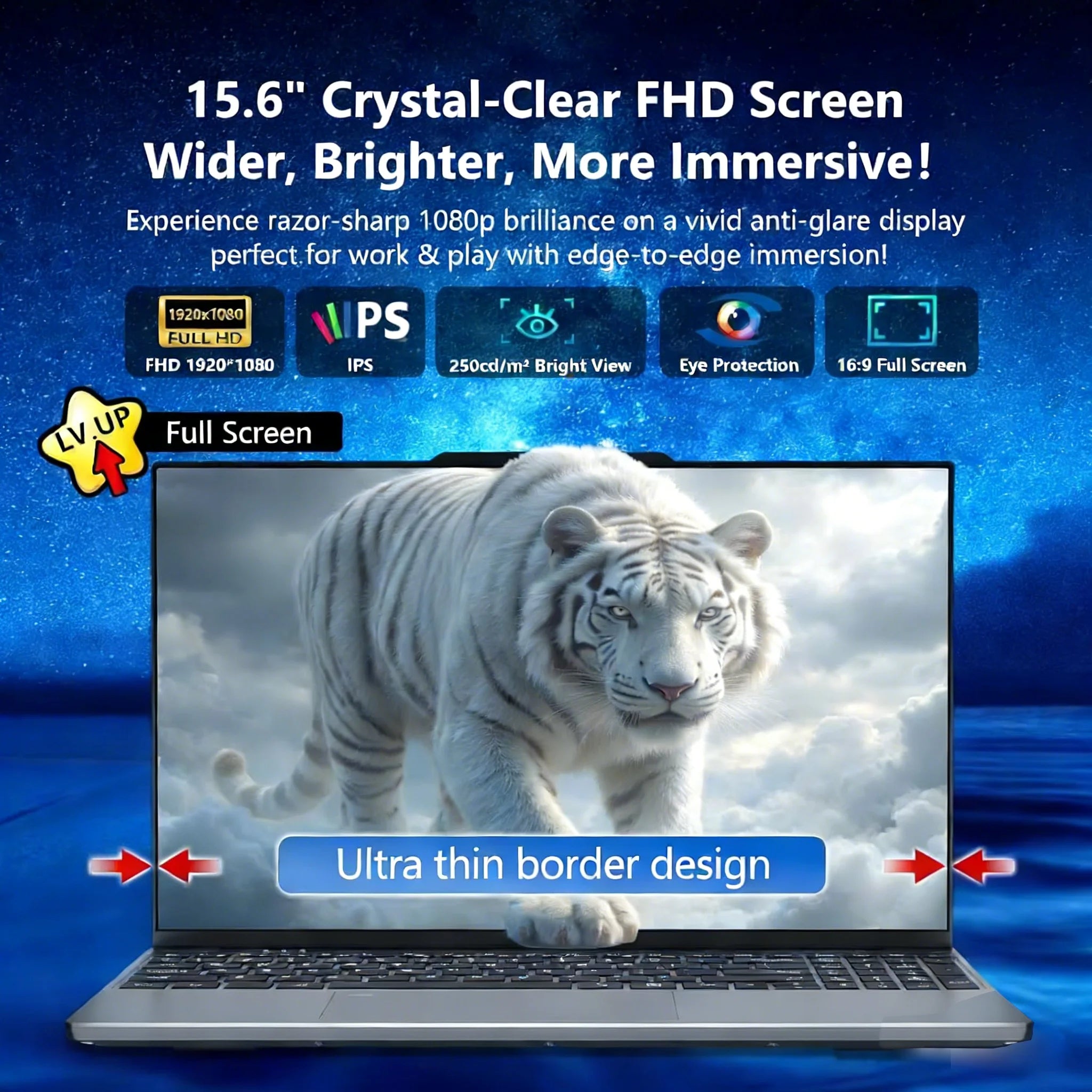 15.6" Windows 11 Pro Laptops Intel Core i9-9900 16GB RAM 1TB SSD Office Gamer Study notebook Computer PC