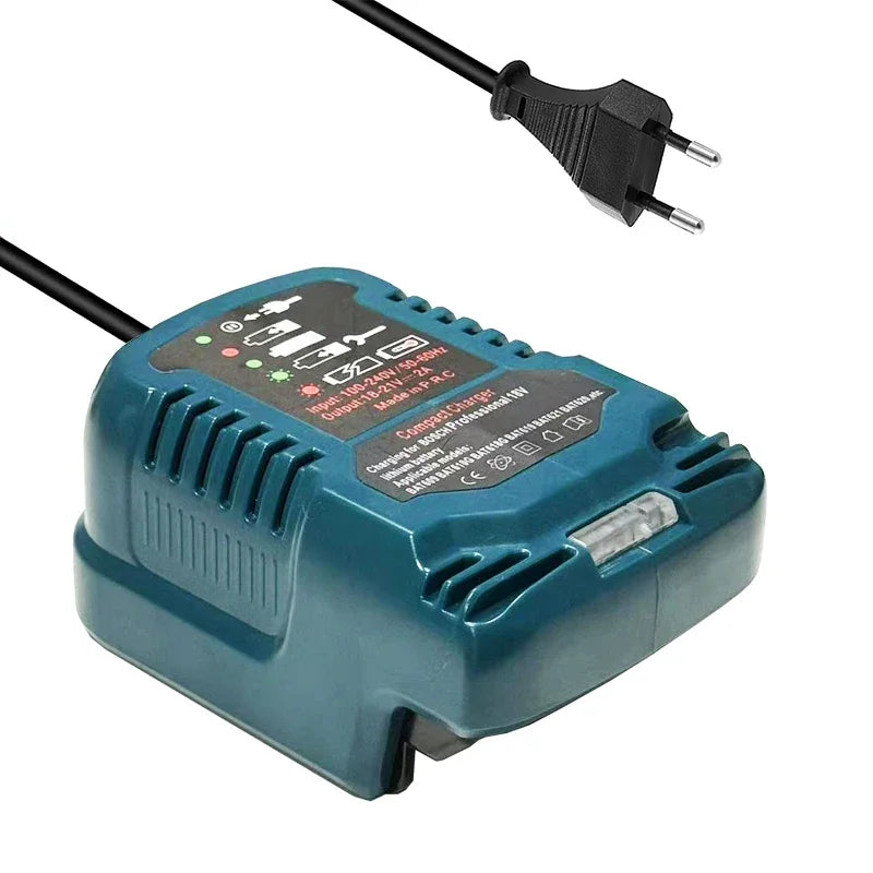 12V/24V 100-240V Portable Li-ion Battery Mini Compact Car Charger for Bosch 18V Lithium Ion Battery BAT609 BAT618G BAT620 BAT621