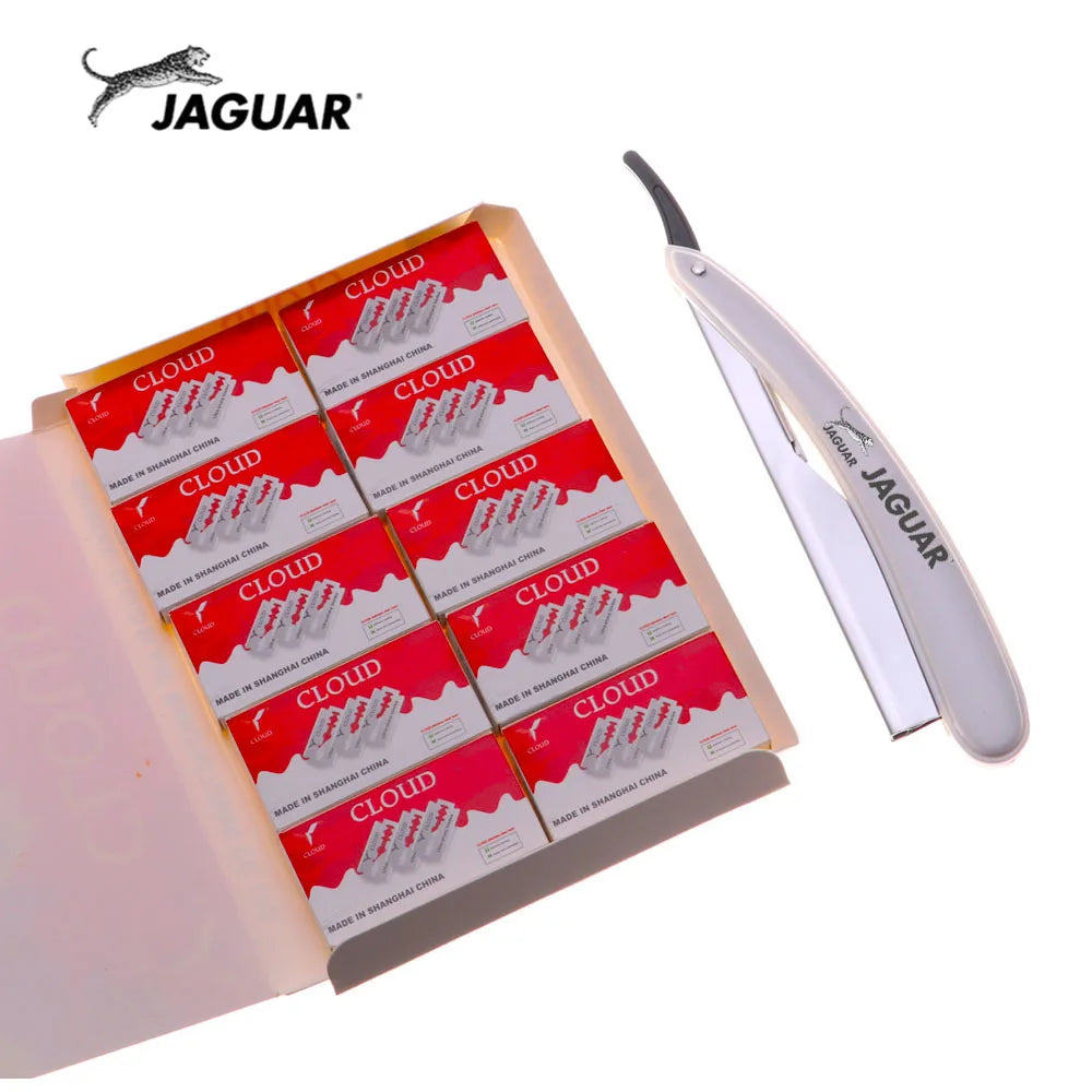 1 set Men/Female Straight Barber edge Razors Folding Shaving Knife Hair Removal Tools With 10pcs Blades