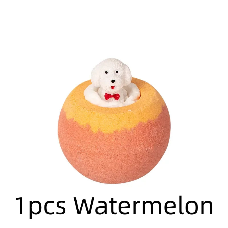 100G Bath Bombs for Kids with Surprise Toys Inside for Kids & Boys and Girls Holiday Bubble Bath with Cheerful Scent