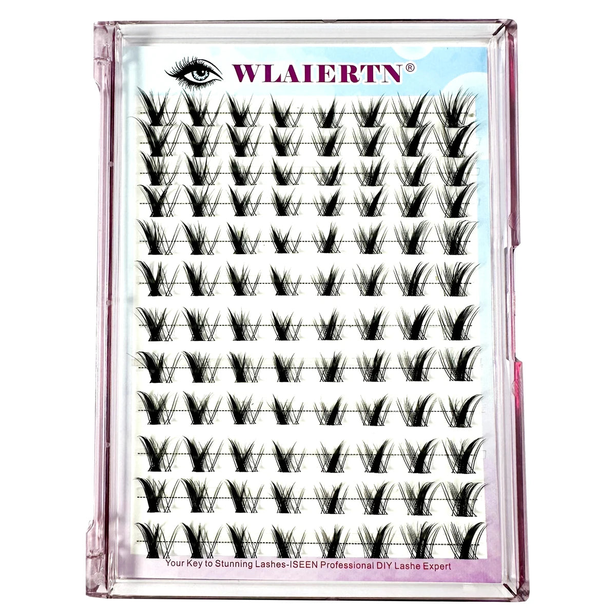 10-14-Individual Lashes 12Row DIYClusters Natural Long Manga False Eyelashes Extension Makeup Tool Individual Eyelash maquillaje